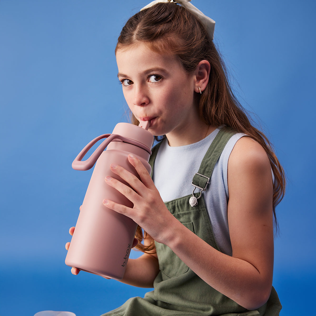 1L Insulated Flip Top Bottle - berry smoothie