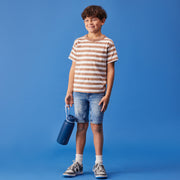 Isolierflasche mit Klappdeckel – Mitternachtsblau