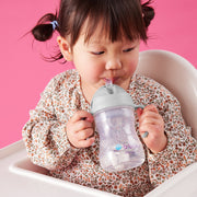 Sippy Cup: Strohhalmbecher - grau