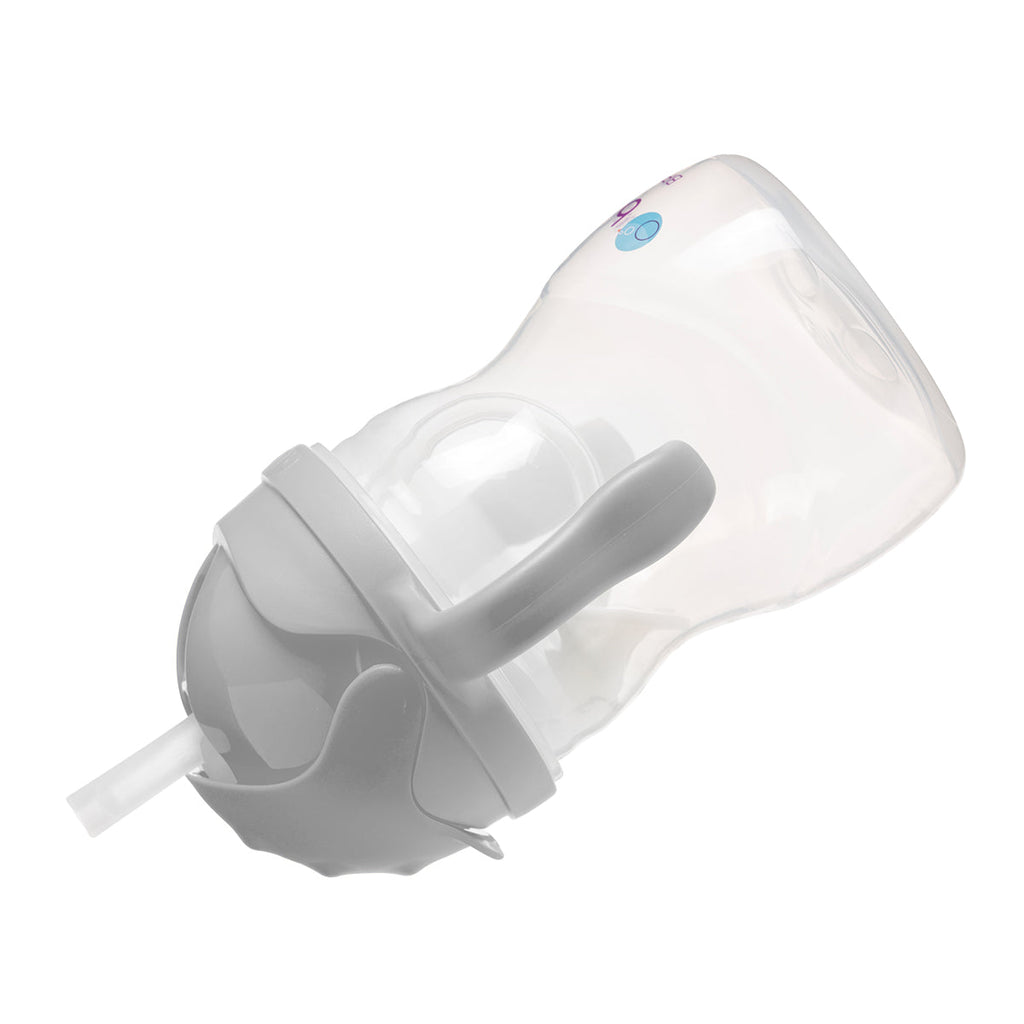 Sippy Cup: Strohhalmbecher - grau