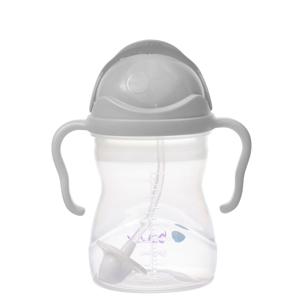 Sippy Cup: Strohhalmbecher - grau
