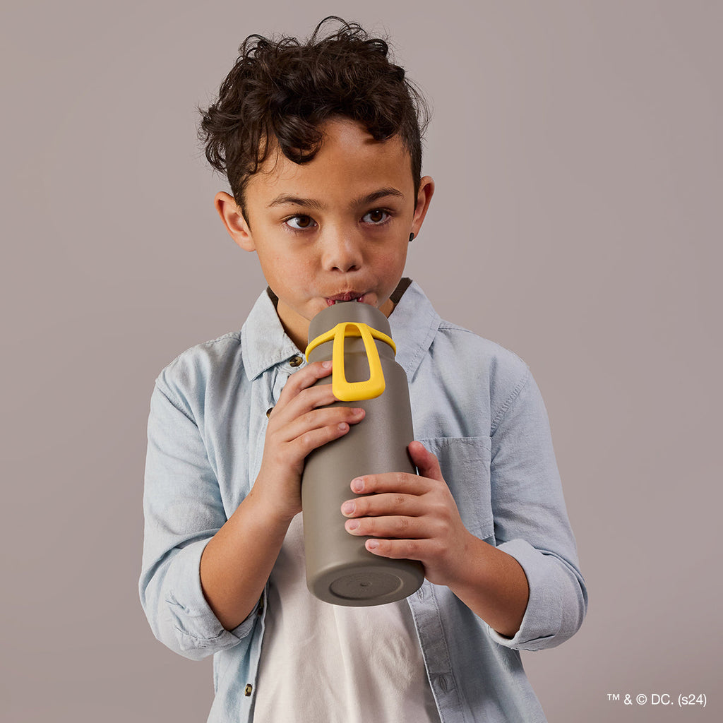 Batman von b.box – 1-Liter-Isolierflasche mit Klappverschluss