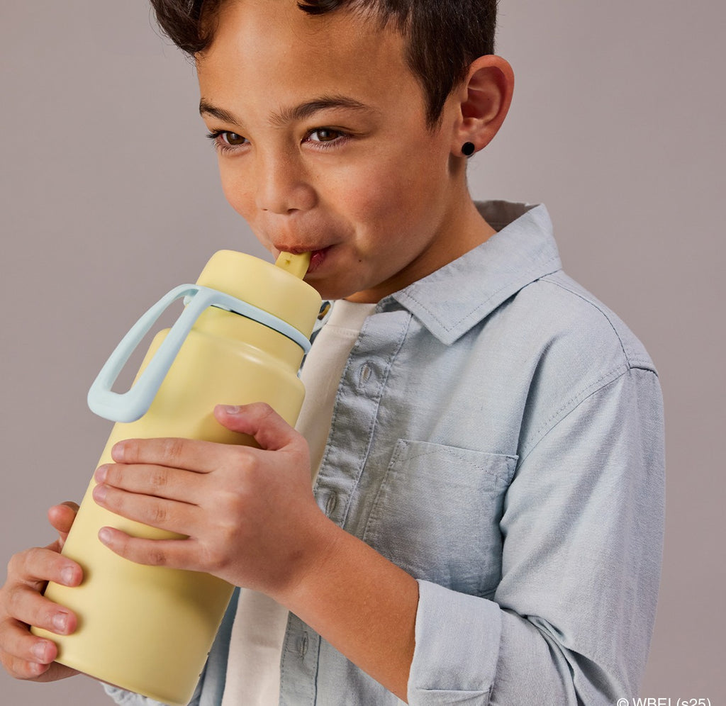 Batman von b.box – 1-Liter-Isolierflasche mit Klappverschluss