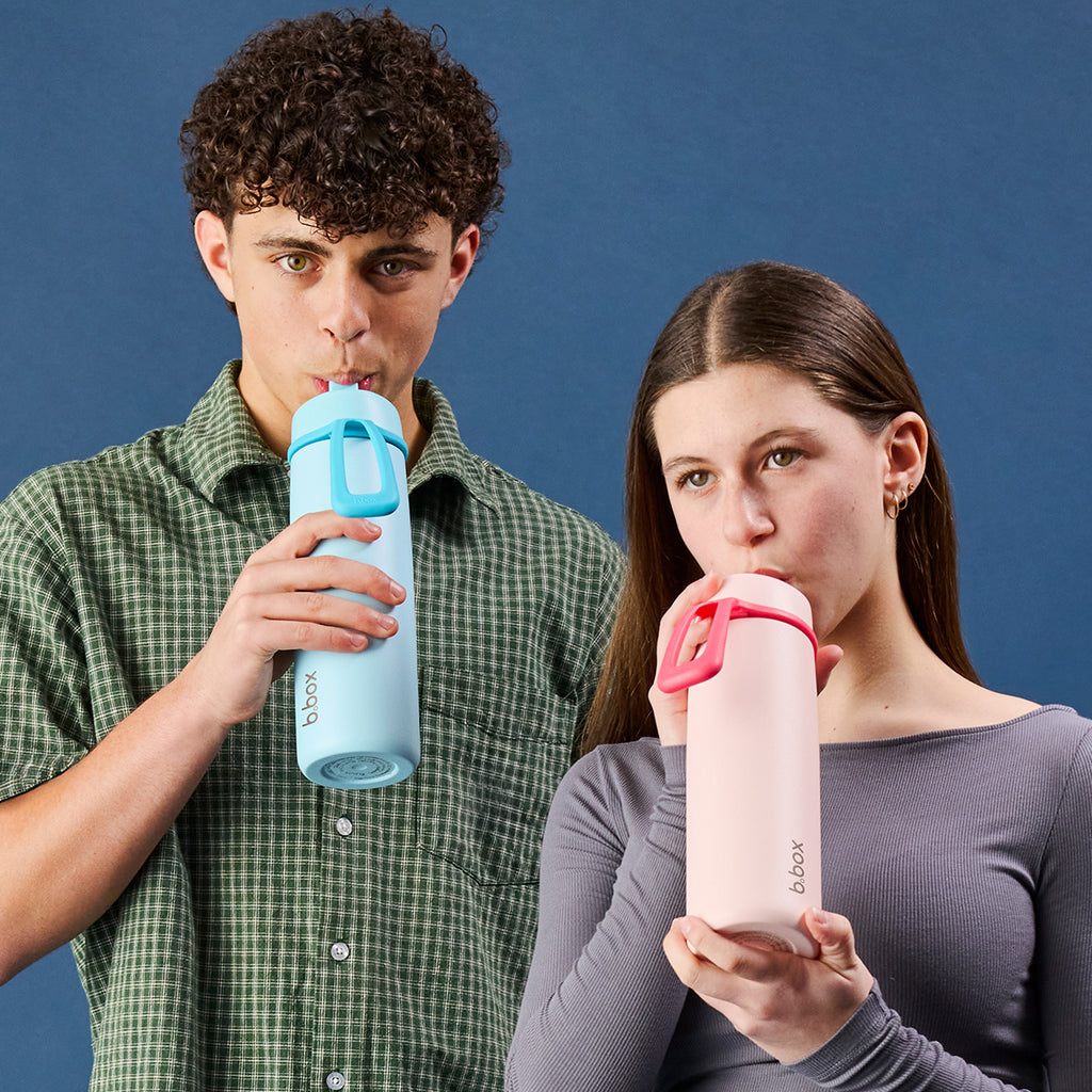 690 ml Isolierflasche mit Klappdeckel – lagune