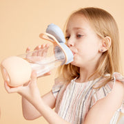 600ml Sport Spout Bottle - feeling peachy