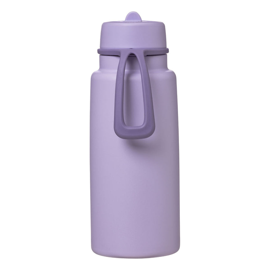 1L Isolierflasche mit Klappdeckel – lilac love