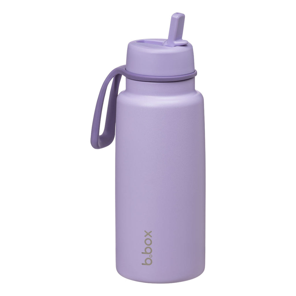 1L Isolierflasche mit Klappdeckel – lilac love