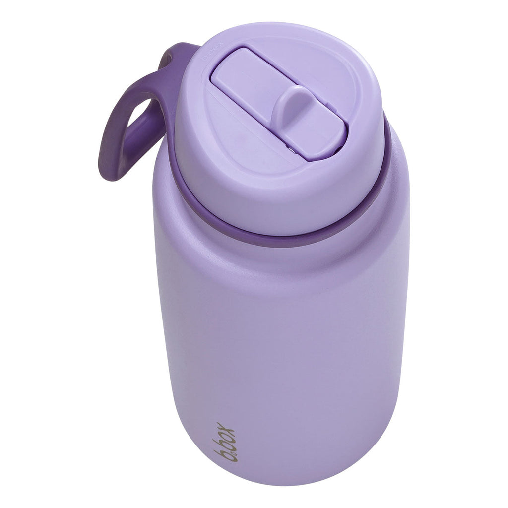 1L Isolierflasche mit Klappdeckel – lilac love
