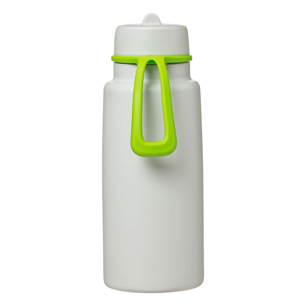 1L Isolierflasche mit Klappdeckel – lime time