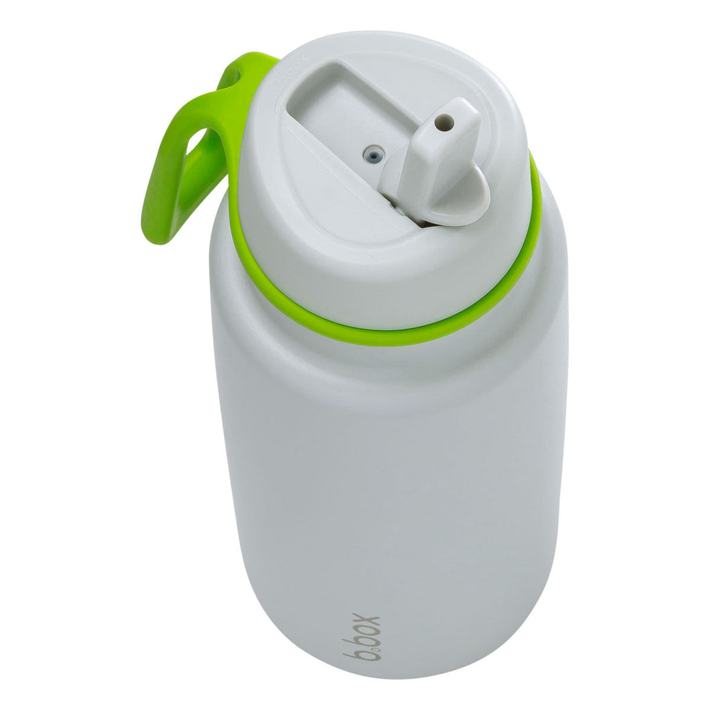 1L Insulated Flip Top Bottle - lime time