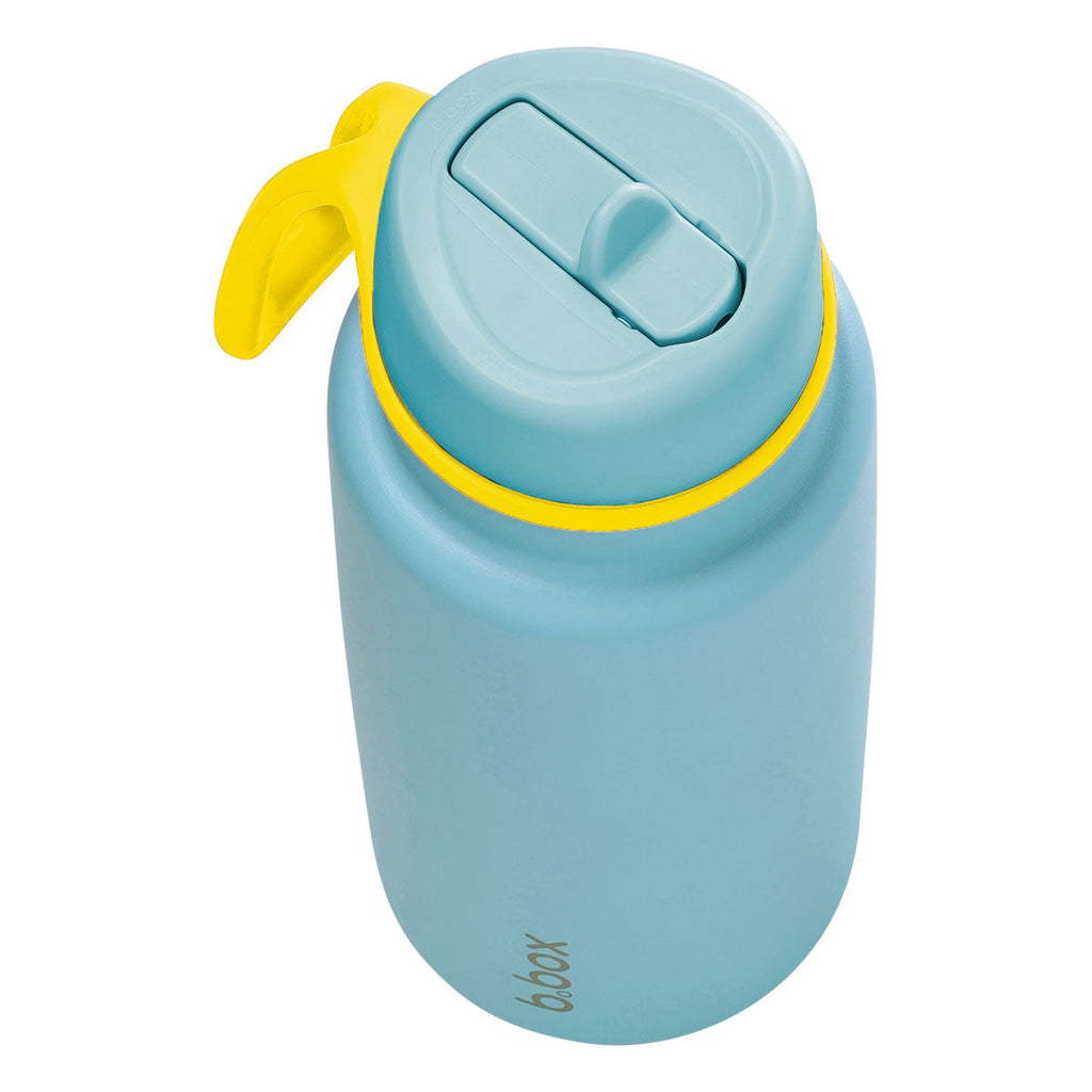 1 l isolierte Flip-Top-Flasche – Poolseite