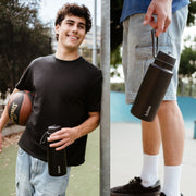 1L Isolierflasche mit Klappdeckel – deep space