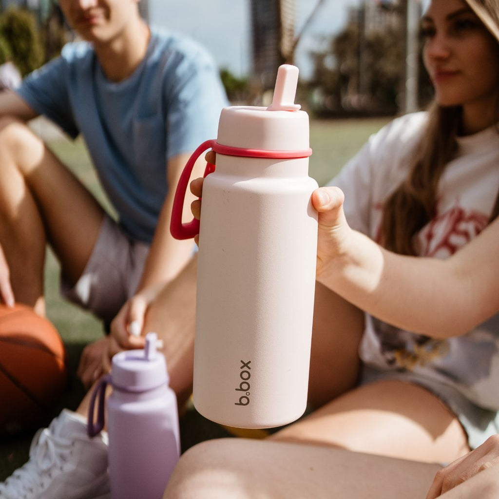 1L Insulated Flip Top Bottle - pink paradise
