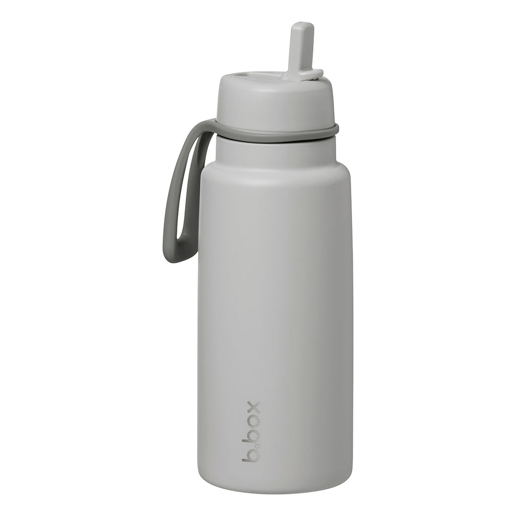 1L Insulated Flip Top Bottle - white out