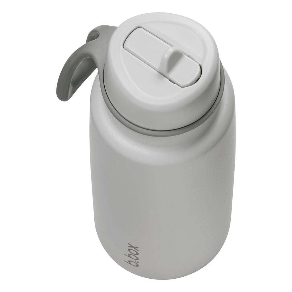 1L Insulated Flip Top Bottle - white out