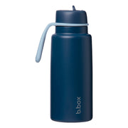 1L Isolierflasche mit Klappdeckel - midnight