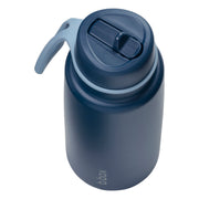 1L Isolierflasche mit Klappdeckel - midnight
