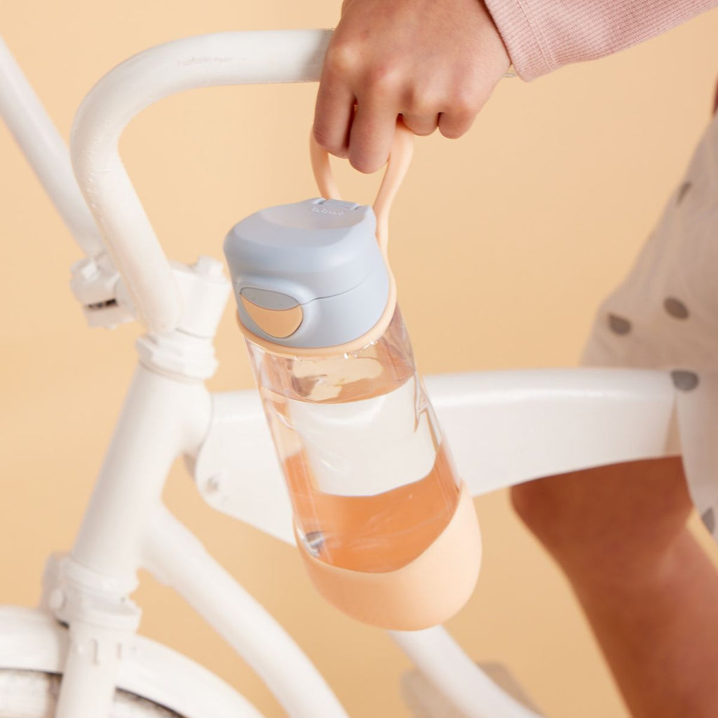 600ml Sport Spout Bottle - feeling peachy
