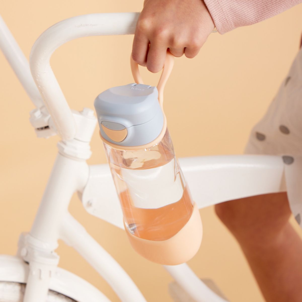 600ml Sport Spout Bottle - feeling peachy