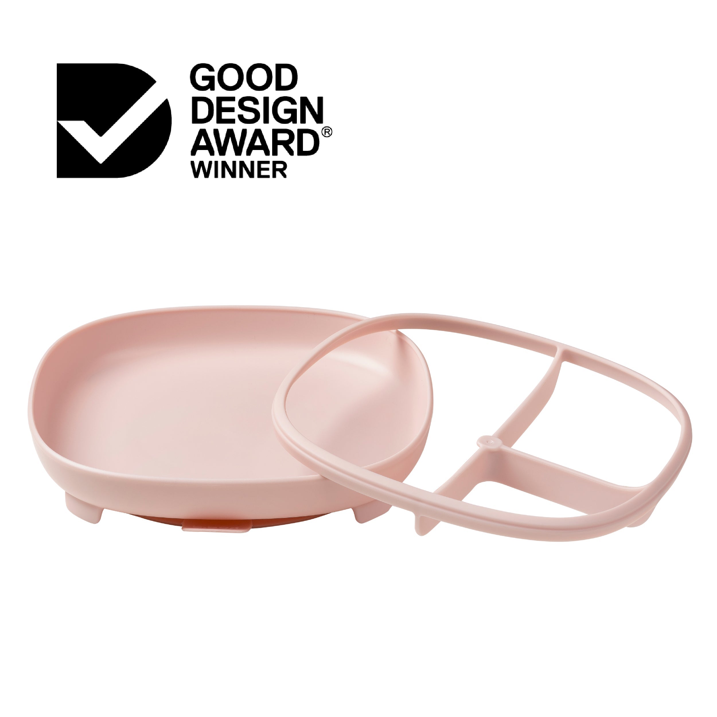 2 in 1 Saugnapfteller - blush