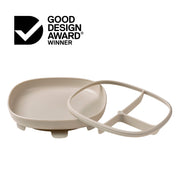 2 in 1 Saugnapfteller - latte