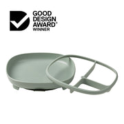 2 in 1 Saugnapfteller - sage