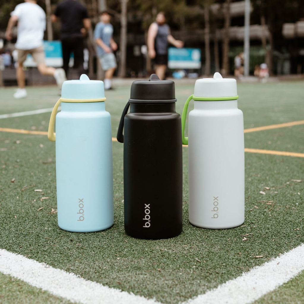 1L Insulated Flip Top Bottle - lime time