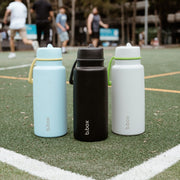 1L Insulated Flip Top Bottle - lime time