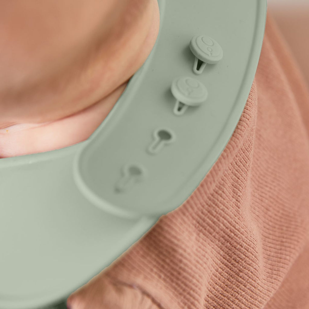 Silicone Bib - sage