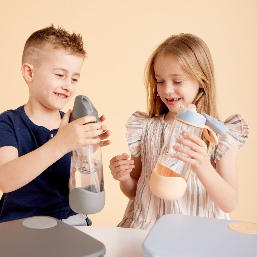 600ml Sport Spout Bottle - feeling peachy