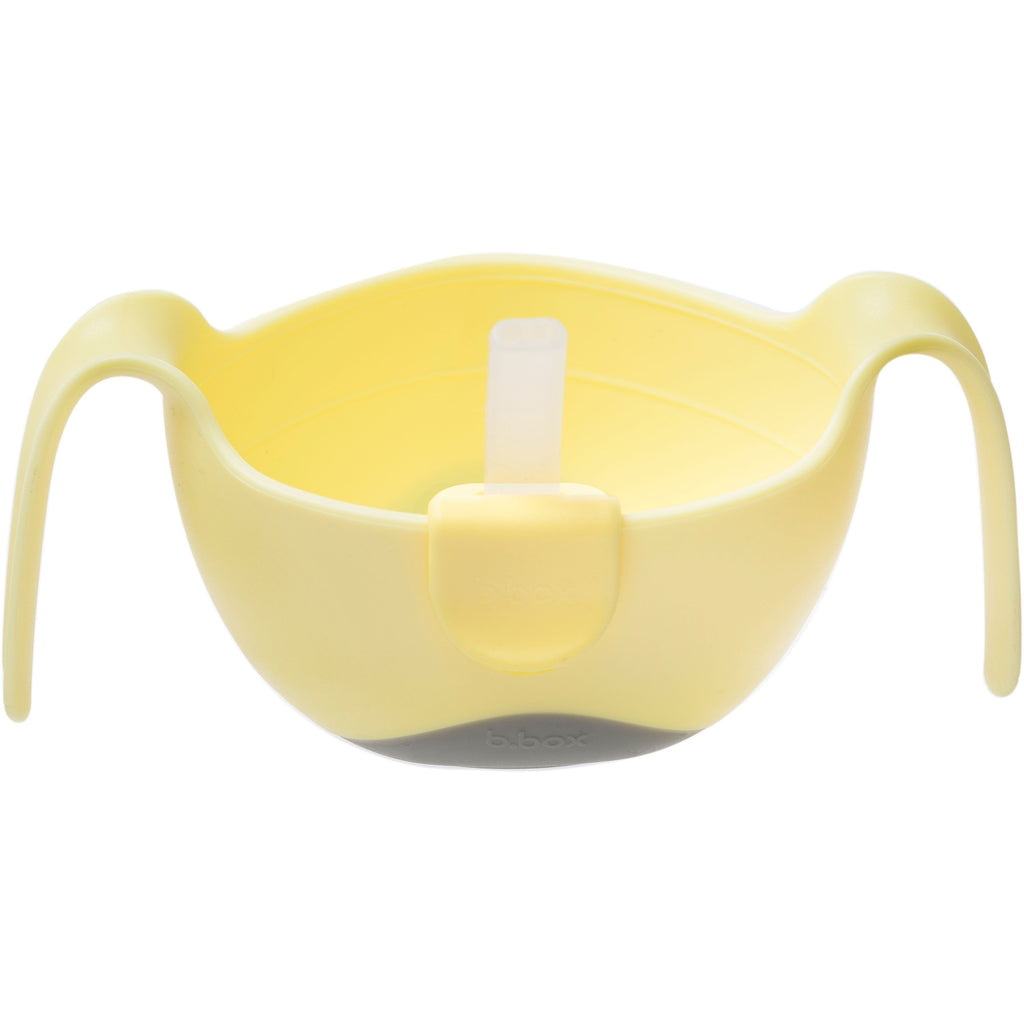 Bowl + straw - banana split - b.box for kids
