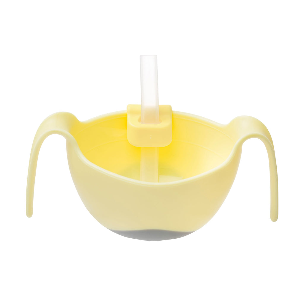 Bowl + straw - banana split - b.box for kids