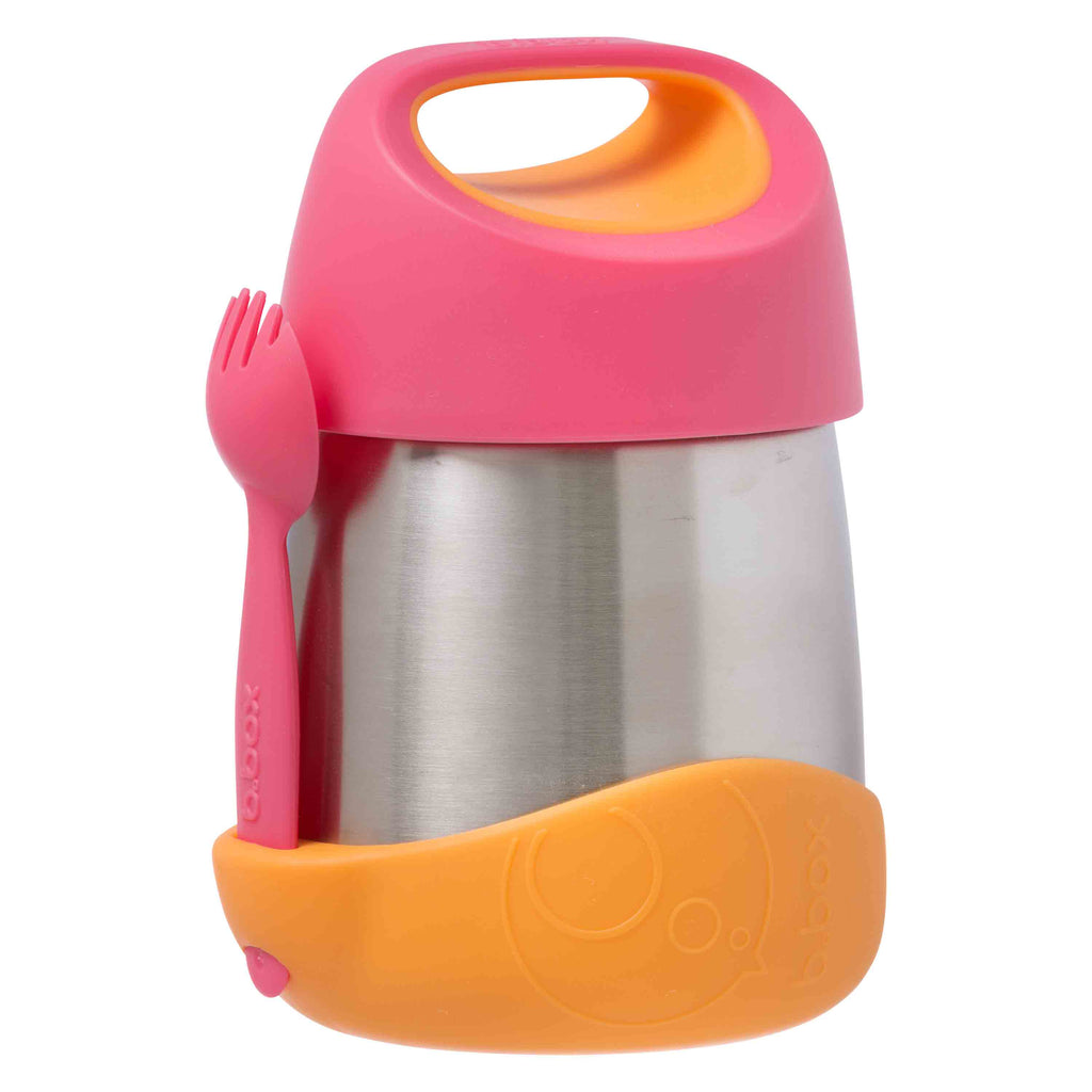 insulated food jar - strawberry shake - b.box for kids