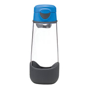sport spout 600ml bottle - blue slate - b.box for kids