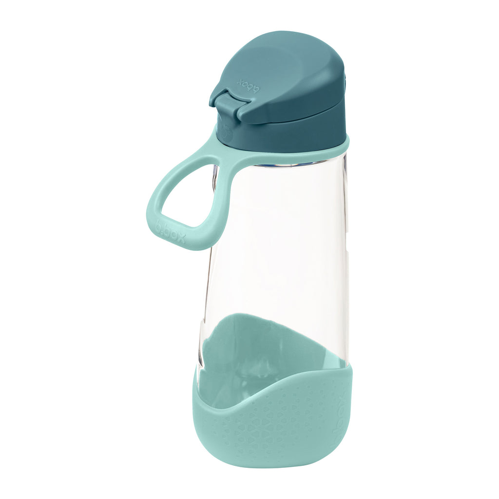 sport spout 600ml bottle - emerald forest - b.box for kids
