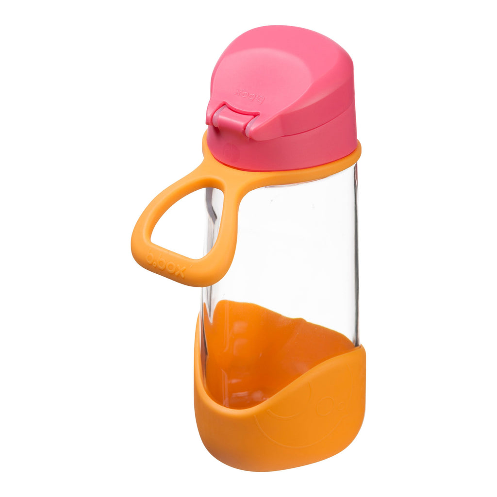 sport spout 450ml bottle - strawberry shake - b.box for kids