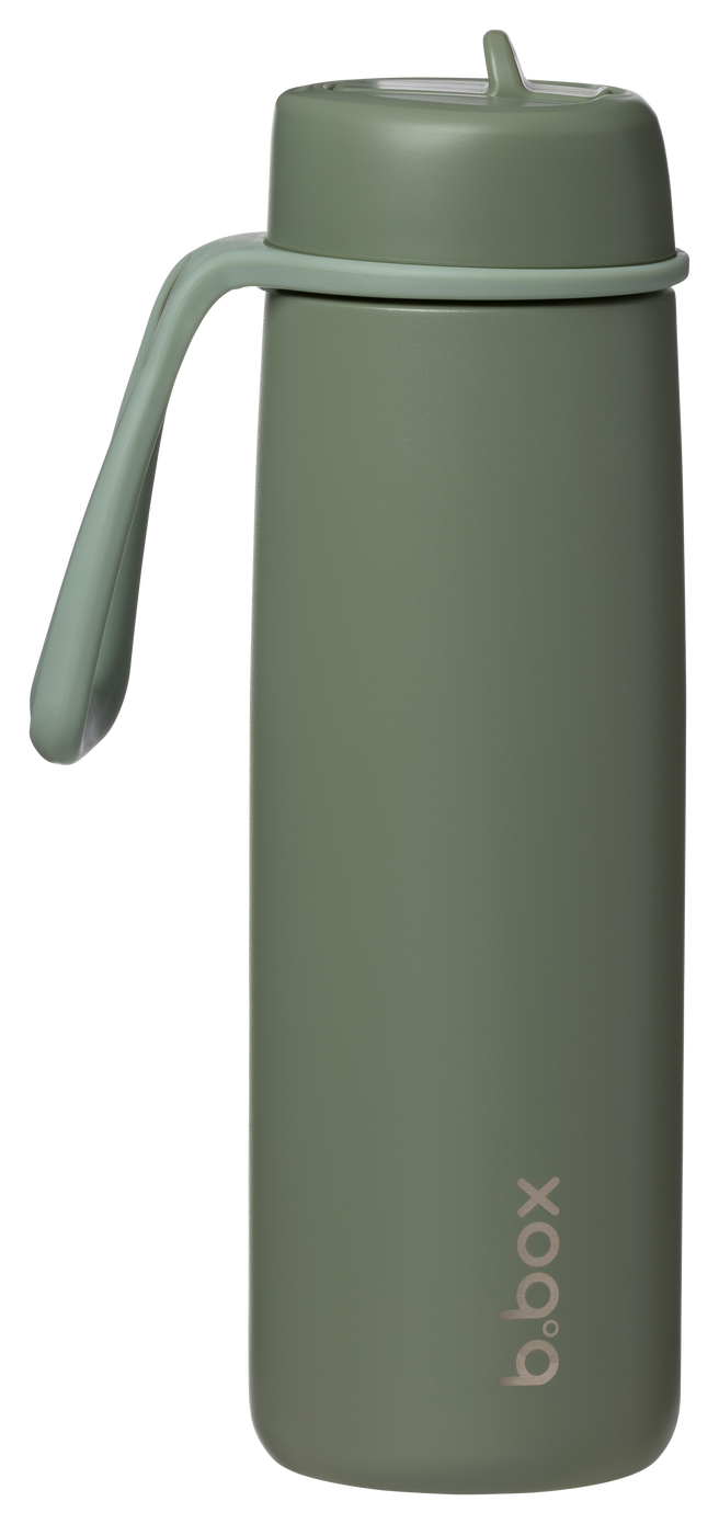 690mL Insulated Flip Top Bottle - olive