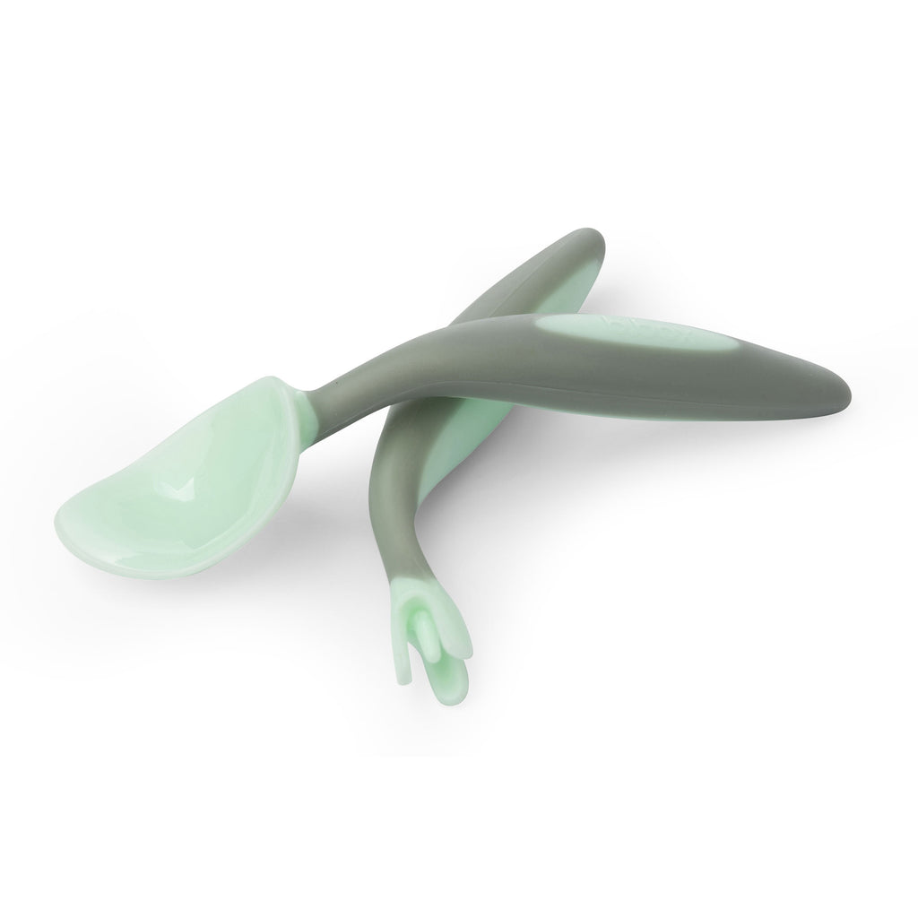 Toddler cutlery set - pistachio - b.box for kids