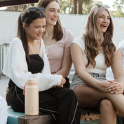 1L Isolierflasche mit Klappdeckel – melon mist