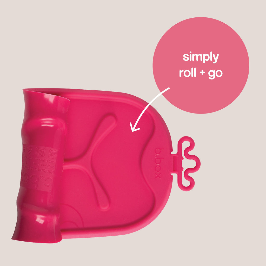 roll + go Essensmatte - Erdbeershake