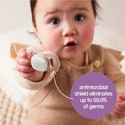 Glow Schnuller Doppelpack - sky + sage