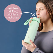 690 ml Isolierflasche mit Klappdeckel – Lilac Love