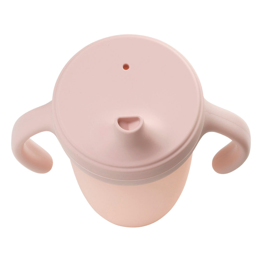 Silikon-Trinkbecher mit Schnabel – blush