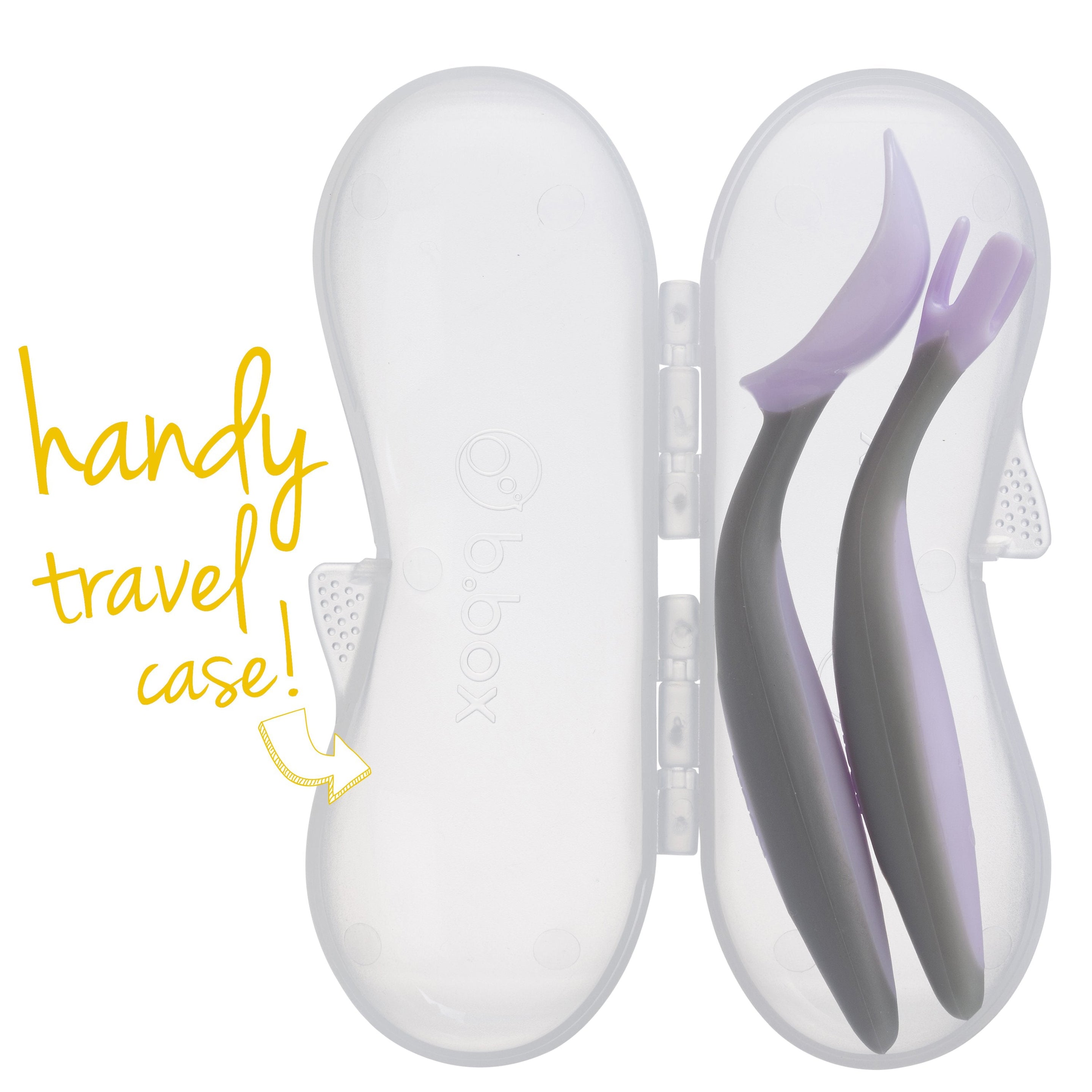 Toddler cutlery set - boysenberry - b.box for kids