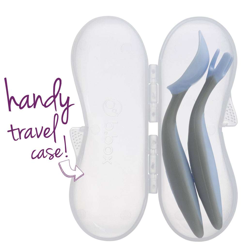 Toddler cutlery set - bubblegum - b.box for kids