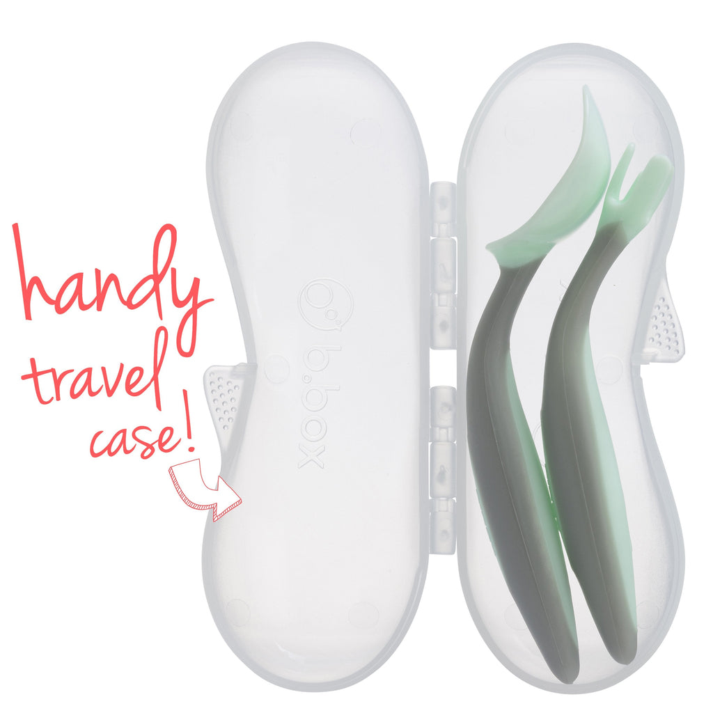 Toddler cutlery set - pistachio - b.box for kids