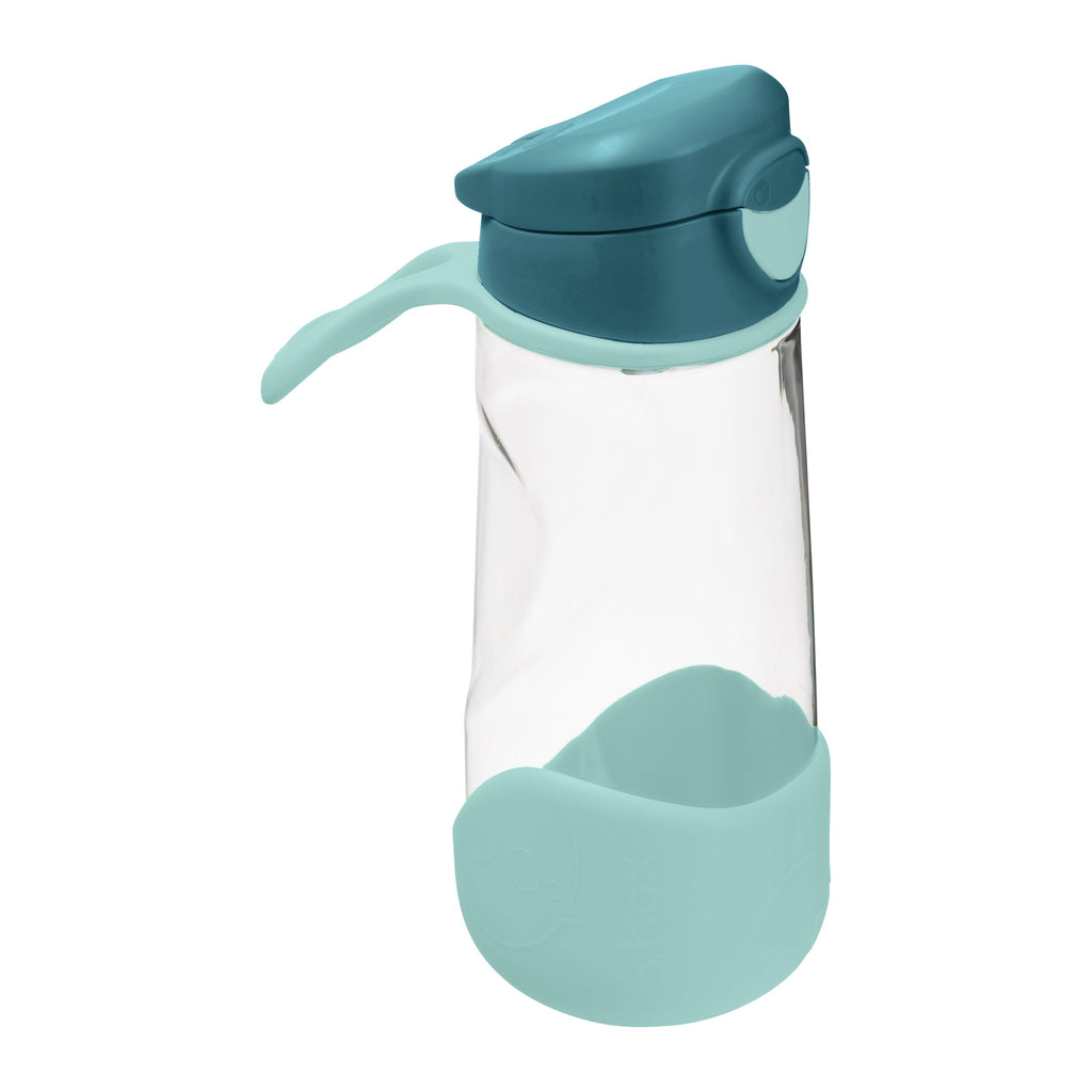 sport spout 450ml bottle - emerald forest - b.box for kids