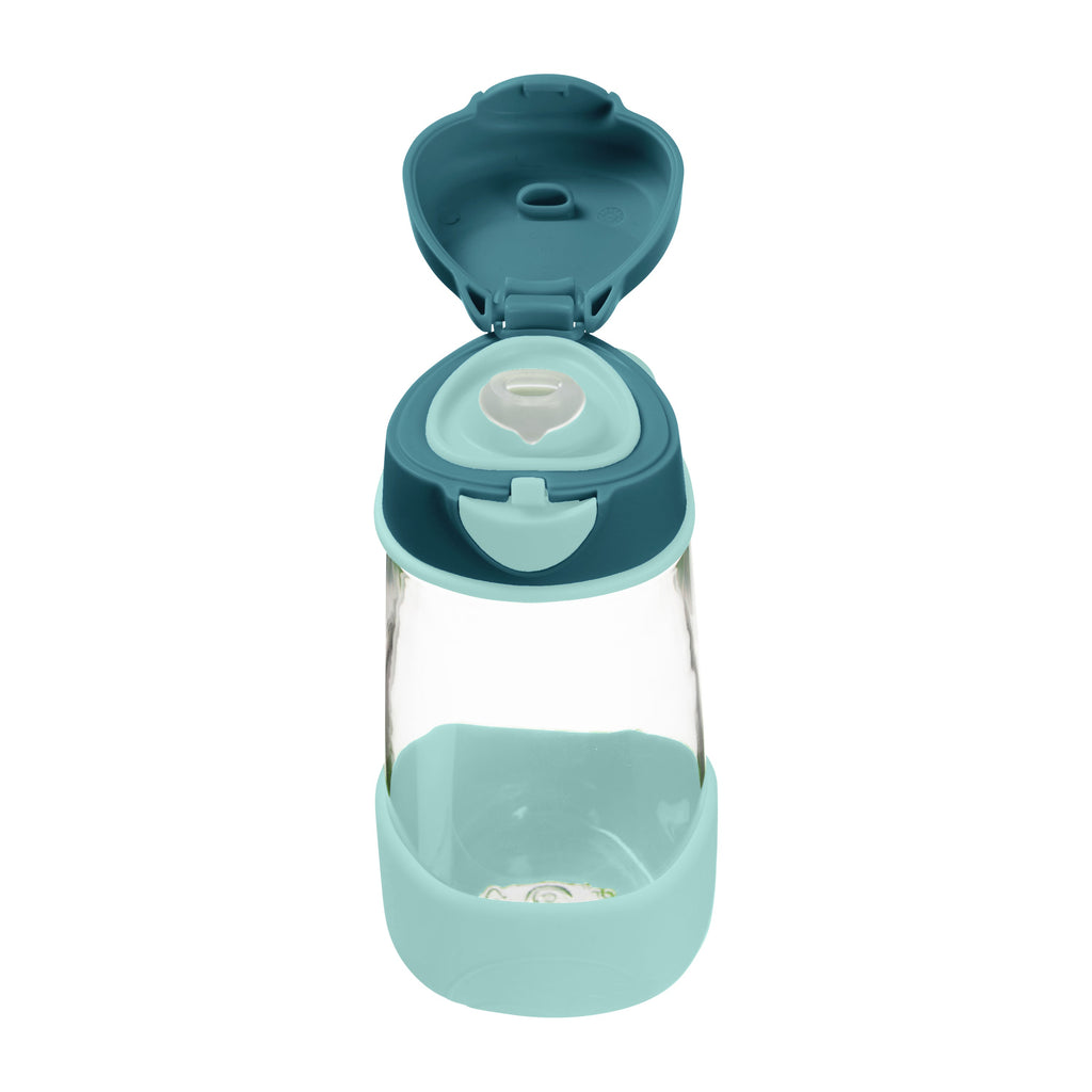 sport spout 450ml bottle - emerald forest - b.box for kids