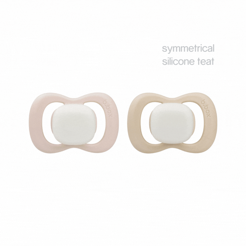 Glow-Schnuller im Doppelpack – blush + latte