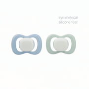 Glow Schnuller Doppelpack - sky + sage